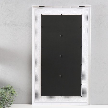 Photo frame plastic in 12 photos 9x13 cm "Wholewood" white 43x73.5 cm-2