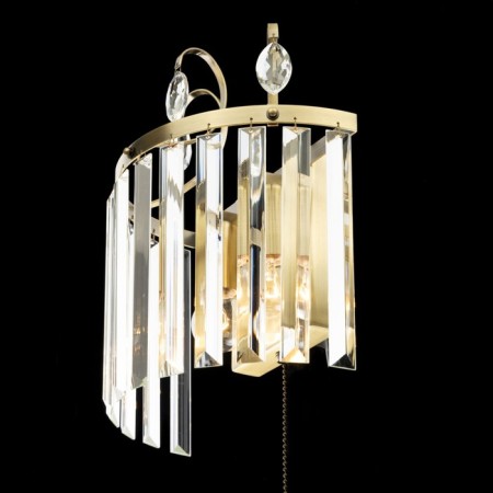 Lamp Citilux "Inga" CL335323, 25x30.5 cm, 2x60W, E14, brown color-15