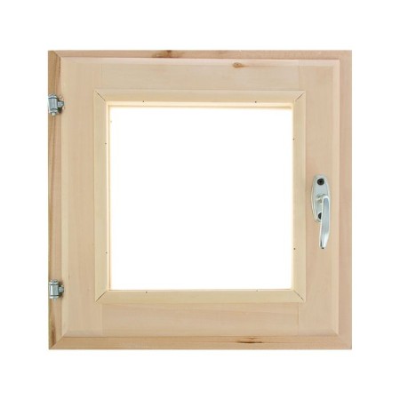 Window, 40 × 40cm, double glass of linden-1