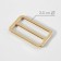 The buckle is regulatory, two -sided, inner width - 38 mm, thickness - 3.5 mm, 5 pcs, the color of the gold