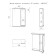 Mirror Bathroom Cabinet Iceberg Contrast 50, right