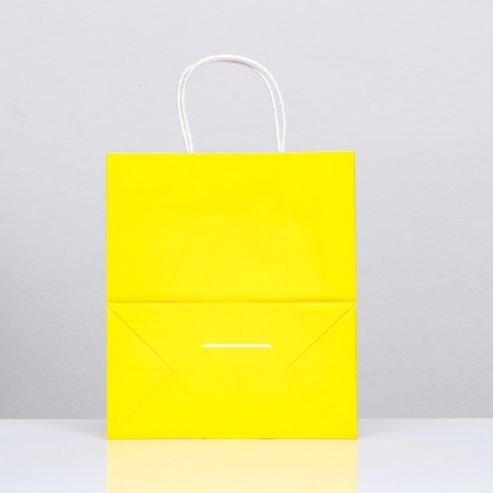 Crafts "Rainbow", yellow, 22 x 12 x 25 cm, 150 g/m2-1