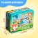 Puzzle in a metal box "Cozy City", 24 details
