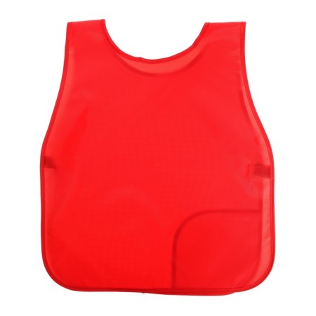 Apron for labor (cloak) + sleevens, 475 x 410/190 x 135 mm, (height 104-128), fn 2 red 9220-1
