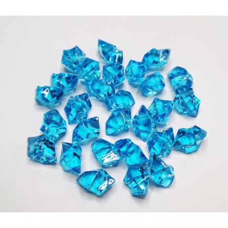 Artificial ice, 260 pcs, 25 x 18 mm, blue-4