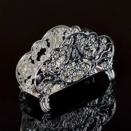 Napkin, 12 x 4.5 x 7.5 cm, with crystals-1
