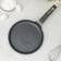 Pancake pan “granite”, d = 24 cm, plastic handle, anti -stick coating, gray color