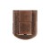 Castle Castle on the box ZM01, 2.5x2 cm, Copper color