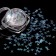 Sequins for the decor "Star Night", holographic, white color