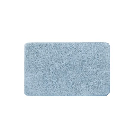 Bathroom rug IDDIS, 50x80 cm, microfiber, blue color