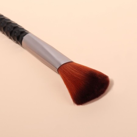 A set of makeup brushes, 5 objects, black/pink gold color-5