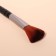 A set of makeup brushes, 5 objects, black/pink gold color