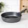 Granite pan, d = 28 cm, removable handle, anti -stick coating, gray color