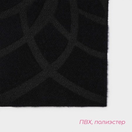 Rug giving moisture -drinking share, without edging, 38 × 58 cm, blue color-1