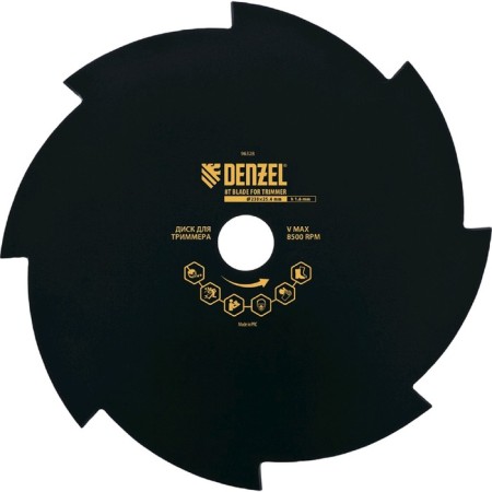 Disk for Denzel 96328, 230x25.4x1.6 mm, 8 Denzel blades