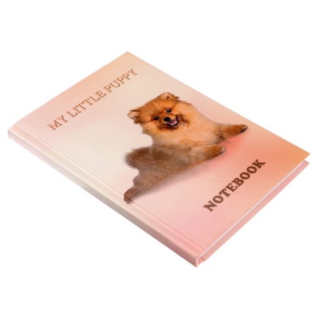 Notepad A6, 64 sheets in the cage "Pesik", solid cover, offset unit-1