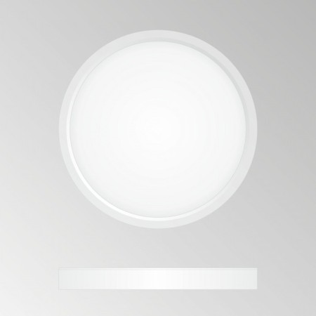 Lamp of the Citilux “BASIC” CL738180V, 23x23 cm, 1x18W, LED, white color-3