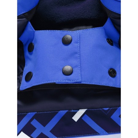 Ski costume for a boy, height 122 cm, blue color-11