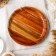 Magistro milk plate, d = 20 cm, acacia