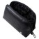 Cosmetic bag with lightning, black color