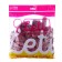 Latex ball 12 ", chrome, set of 100 pcs., Saturated Bordeaux Color