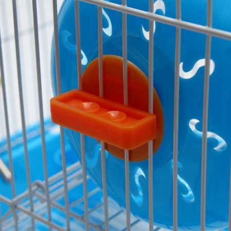 A cage for rodents with filling RT-3, 30 x 23 x 39 cm, blue (packing 12 pcs)-11