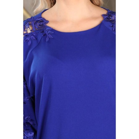 Women's dress, size 52, blue color-9