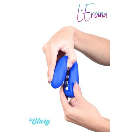 Vibrator L’Eroina by Toyfa Blury, 10 modes, silicone, blue, 18.5 cm, d = 3.4 cm-1