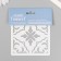 Tile stencil 11x11 cm
