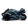 MotoPro radio control machine, smoke effect, light, works from the battery, the color is gray