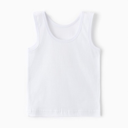 T-shirt for a boy, white color, height 110-116 cm