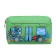 Penal soft, 1 compartment, 100 x 180 x 80 mm, voluminous "bus with dinosaurs" Green