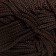 Yarn "Macrame Macrama" 100% polyester 130m/90g (157 chocolate)