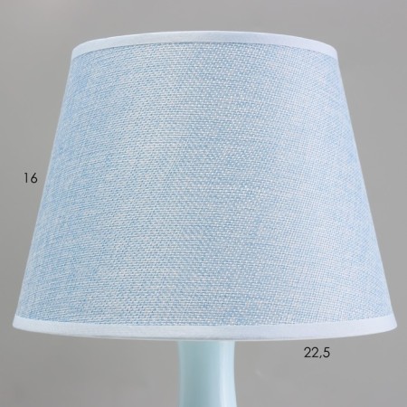 Table lamp "turquoise" E14 40W Blue 22x22x38cm-2