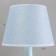 Table lamp "turquoise" E14 40W Blue 22x22x38cm