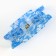 Hair crab, airborne hairpins, blue, 7 x 3 x 3.5 cm