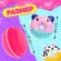 Toy-Surprise "Myak-Zhmyak", bright pink, mix