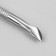 Chaber bilateral, bent blade, hatchet, in a case, 12.6 cm, silver color