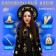 Carnival set "Lunar Witch": raincoat 120 cm, hat, gloves, wand