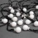 Garland “thread” 5 m with nozzles “white balls”, ip20, dark thread, 20 LED, glow of multi (RG/RB), blinking, 220 V