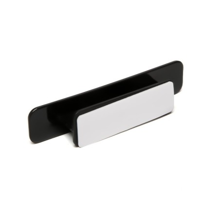 Furniture handle self -adhesive cappio, l = 108 mm, plastic, black color-2