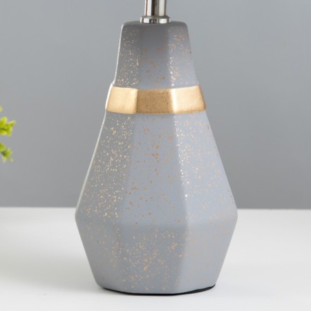 Iceedora table lamp E14 40W Gray-Gray 23x23x40 cm Risalux-3