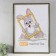 Photo frame Plastic "Vintage" 50x70 cm, black with gold