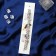 Bert Hair accessory (with invisible) fragile flowers, 23.5 cm, silver-white