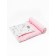 AMAROBABY plaid, size 85x95 cm, white, pink color