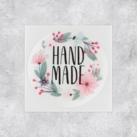 A set of business stickers “DIY”, white, 50 pcs, 4 x 4 cm-2