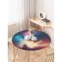 Tables on the table “Salute in winter”, round, oxford, elastic band, size 120x120 cm, diameter 75-100 cm