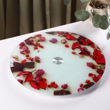 Glass stand for the cake rotating Daulay 