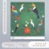 Scrapbooking paper "Exotic birds" density 180 g 15.5x17 cm