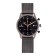 Men's wristwaters, with calendar, d-4.2 cm, strap L-26 cm, 3 atm, black